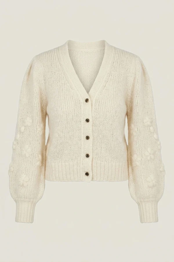 Rozpinany sweter z alpaki